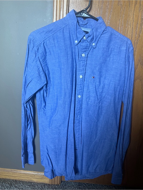 Tommy Hilfiger Other - Tommy Hilfiger Men's Chambray Button-Down Shirt in Blue